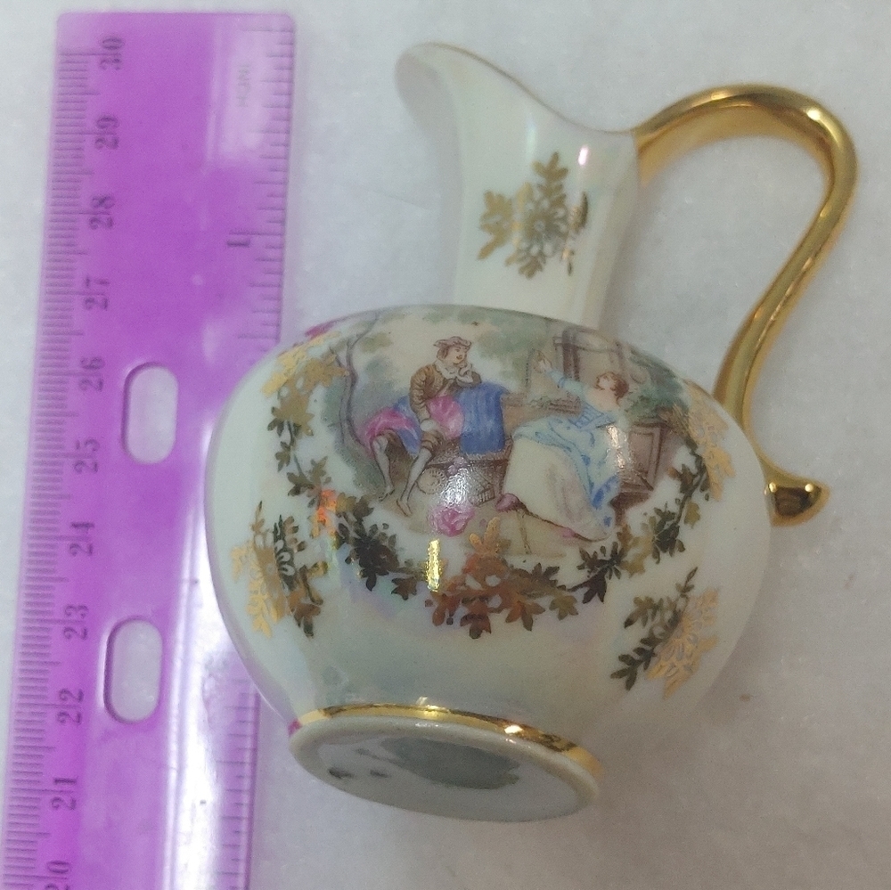 2/$30 Vintage Limoges Porcelain Small Pitcher, Collectible Home Decoration, Gift - Picture 7 of 8